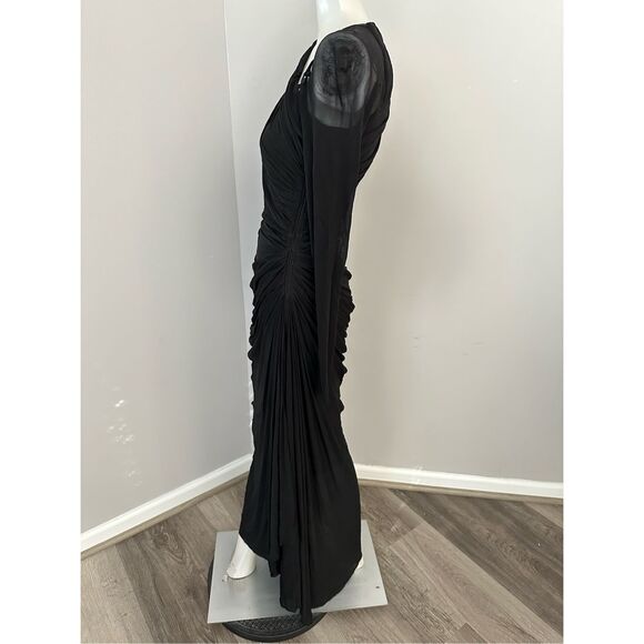 Zimmermann Black Sheer Midi Dress - Picture 8 of 13